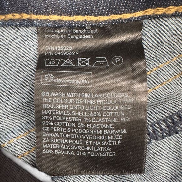 H&M & Demim Blue Skinny Fit Stretch Panel Maternity Jeans Womens Size 6 - Picture 6 of 10